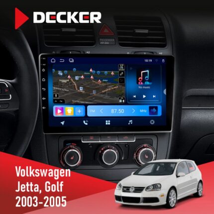 Штатна магнітола Volkswagen Golf 2003-2008 Climate Decker D10-008 8x128 DSP 4G