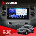 Штатна магнітола Volkswagen Tiguan Black Decker D9-006 4x64, 4G