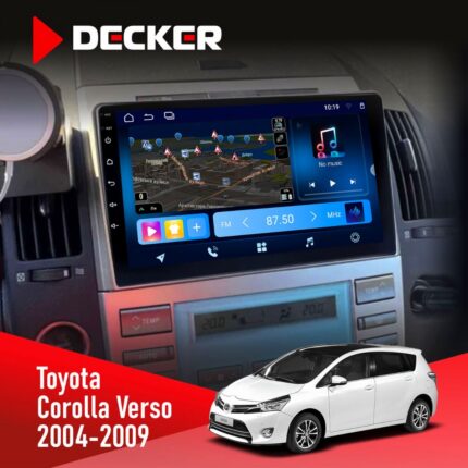 Штатна магнітола Toyota Corolla Verso 2004-2009 Decker D9-008 8x128 DSP 4G