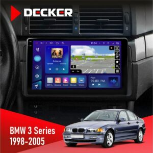 Штатна магнітола BMW 3 Series E46 (1998-2005) Decker D9-009 з екраном QLED 2K