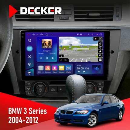 Штатна магнітола BMW E90 Decker D9-005 4x64, DSP, 360, 4G, 2k