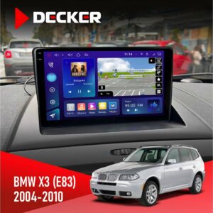 Штатна магнітола BMW X3 E83 Decker D9-009 з екраном 2K