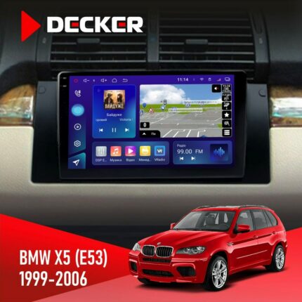 Штатна магнітола BMW X5 E53 Decker D9-005