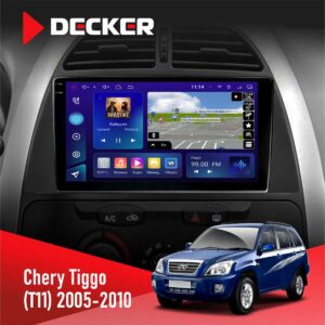 Штатна магнітола Chery Tiggo 2005-2010 Decker D9-009 з екраном 2K