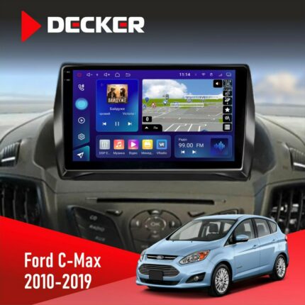 Штатна магнітола Ford C-Max Decker D9-005 з екраном 2K