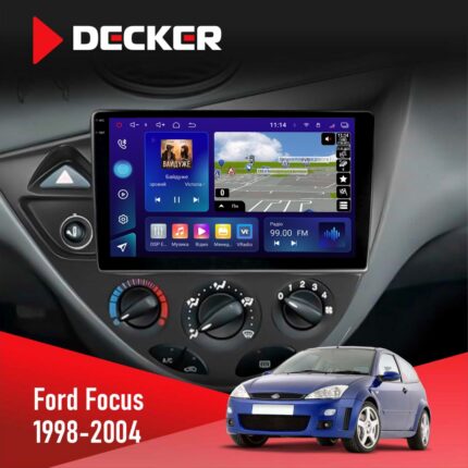 Штатна магнітола Ford Focus 1998-2004 Decker D9-005 з екраном 2К