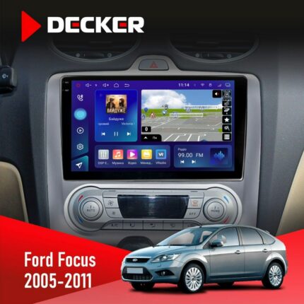 Штатна магнітола Ford Focus 2 2005-2011 Climate Decker D9-005