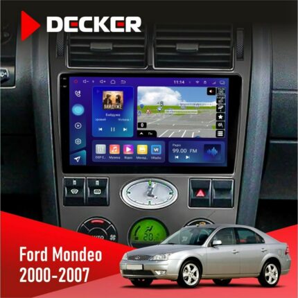 Штатна магнітола Ford Mondeo Decker: 2K екран, 4G, DSP