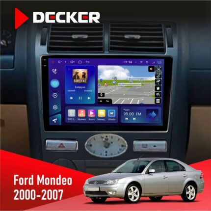 Штатна магнітола Ford Mondeo 2000-2007 Climate Decker D9-005 4x64, DSP, 360, 4G, 2k