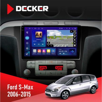 Штатна магнітола Ford S Max 2006 2015 Climate Decker D9-005
