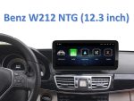 Штатна магнітола FORS.auto для Mercedes-Benz E-Class W212 (2015-2016) - вигляд збоку