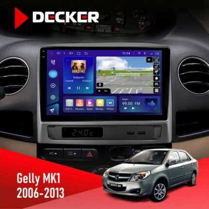 Штатна магнітола Gelly MK1 Decker D9-005 4x64, DSP, 360, 4G, 2k