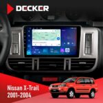 Штатна магнітола Nissan X Trail 2001 2004 Decker D9-007 4x64 DSP 360 4G