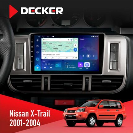 Штатна магнітола Nissan X Trail 2001 2004 Decker D9-007 4x64 DSP 360 4G