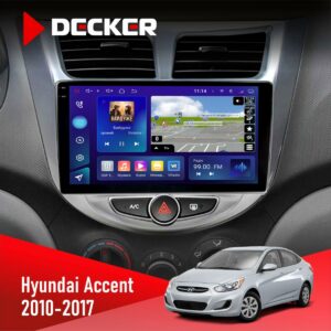 Штатна магнітола Hyundai Accent 2010 2017 Decker D9-009