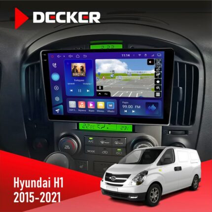 Штатна магнітола Hyundai H-1 2015-2021 Decker D9-005 4x64, DSP, 360, 4G, 2k