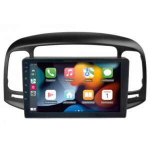 Штатна магнітола Hyundai Accent 2006 2012 Black Decker D9-009 - вигляд збоку