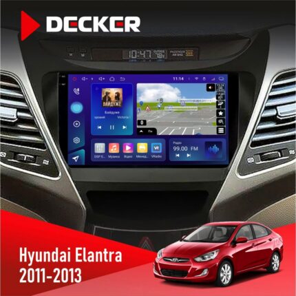 Штатна магнітола Hyundai Elantra 2011-2013 Decker D9-005 з екраном 2K