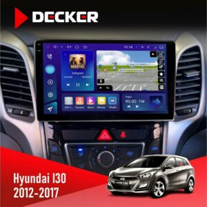 Штатна магнітола Hyundai i30 2012-2017 CAN Decker D9-009 4x64, DSP, 4G, 2k