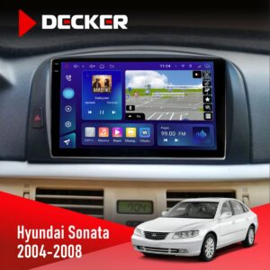 Штатна магнітола Decker D9-009 для Hyundai Sonata (NF) 2004-2008