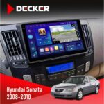 Штатна магнітола Hyundai Sonata 2008-2010 Climate Decker D9-005 4x64, DSP, 360, 4G, 2k