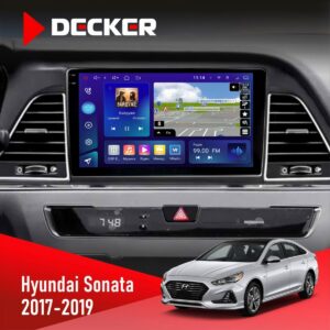 Штатна магнітола Hyundai Sonata 2017-2019 CAN Decker D9-009 4x64, DSP, 4G, 2k