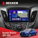 Штатна магнітола Hyundai Veloster 2011-2019 Decker D9-005 4x64, DSP, 360, 4G, 2k