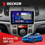 Штатна магнітола KIA Forte (TD) 2009-2012 Climate Decker D9-005 4x64, DSP, 360, 4G, 2k