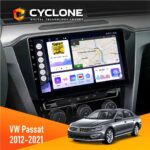 Штатна магнітола Volkswagen Passat 2012 2021 магнітола Cyclone C10-011