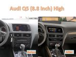 Штатна магнітола Audi Q5 FORS auto – вигляд збоку