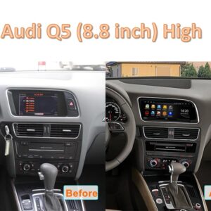 Штатна магнітола Audi Q5 FORS auto – вигляд збоку