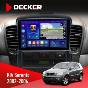 Штатна магнітола Decker D9-009 для KIA Sorento BL 2002-2006