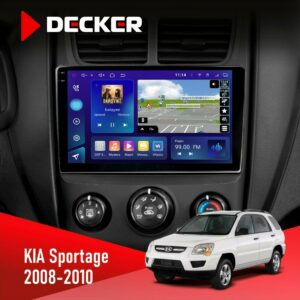 Штатна магнітола KIA Sportage 2008-2010 Decker D9-009 з DSP, 4G та 2K екраном