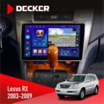 Штатна магнітола Lexus RX 2003-2007 Decker D9-005 4x64, DSP, 360, 4G, 2k