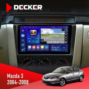 Штатна магнітола Mazda 3 2004-2008 Decker D9-009 4x64, DSP, 4G, 2k