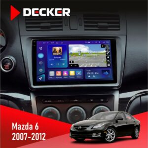 Штатна магнітола Mazda 6 GH Decker D9-009 з екраном 2K