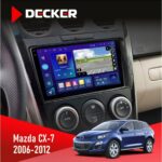 Штатна магнітола Mazda CX-7 2006-2012 Decker D9-005 4x64, DSP, 360, 4G, 2k