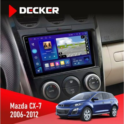 Штатна магнітола Mazda CX-7 2006-2012 Decker D9-005 4x64, DSP, 360, 4G, 2k