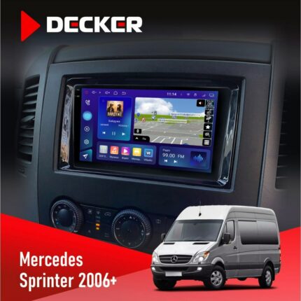 Штатна магнітола Mercedes Sprinter Decker D9-005 вид спереду