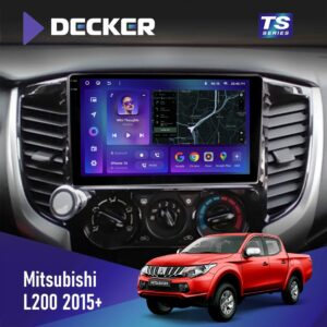 Штатна магнітола Mitsubishi L200 2015 Decker D9-009 4x64, DSP, 4G, 2k
