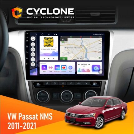 Штатна магнітола Volkswagen Passat NMS 2011-2021 Cyclone C10-011 4x64, DSP