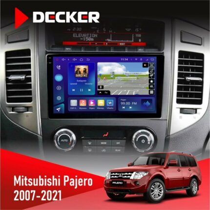 Штатна магнітола Mitsubishi Pajero 2007-2021 Decker D9-005