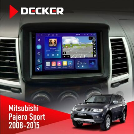 Штатна магнітола Mitsubishi Pajero Sport 2008-2015 Decker D9-005
