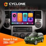 Штатна магнітола Nissan X Trail 2004 2007 Cyclone C10-001 2x64 CPL