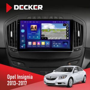 Штатна магнітола Opel Insignia 2013-2017 Decker D9-009 4x64, DSP, 4G, 2k