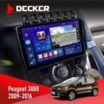 Штатна магнітола Peugeot 3008 Decker D9-005 з екраном 2K