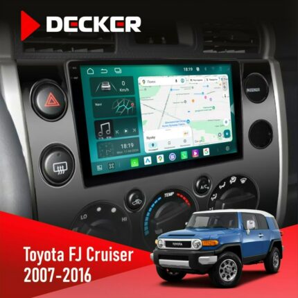 Штатна магнітола Toyota FJ Cruiser Decker D9-004 6x128, DSP 360, 2k