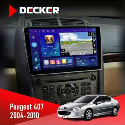 Штатна магнітола Peugeot 407 2004-2010 Decker