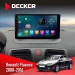 Штатна магнітола Renault Fluence 2009-2017 Decker D9-005 4x64, DSP, 360, 4G, 2k
