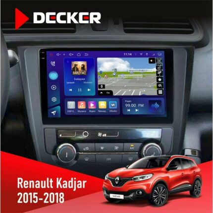 Штатна магнітола Renault Kadjar 2015-2018 Decker D9-005